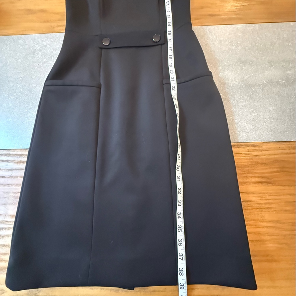 Etcetera Black V-Neck Sleeveless Sheath Dress with Pockets Size 6 - Picture 9 of 10